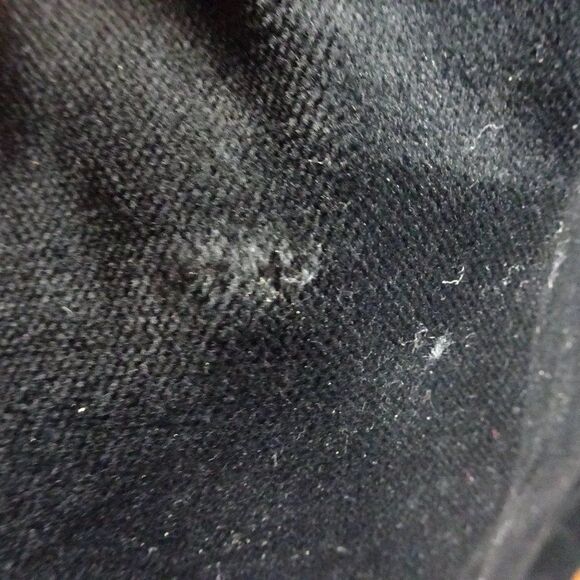 Vintage JS Collections Women Black Velvet Coat with Pockets Size M - Picture 8 of 12